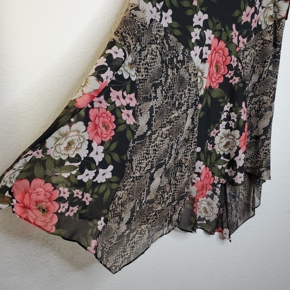 INC SKIRT PLUS SIZE 22W MIX PRINT FLORAL‎ SUMMER - Picture 13 of 14